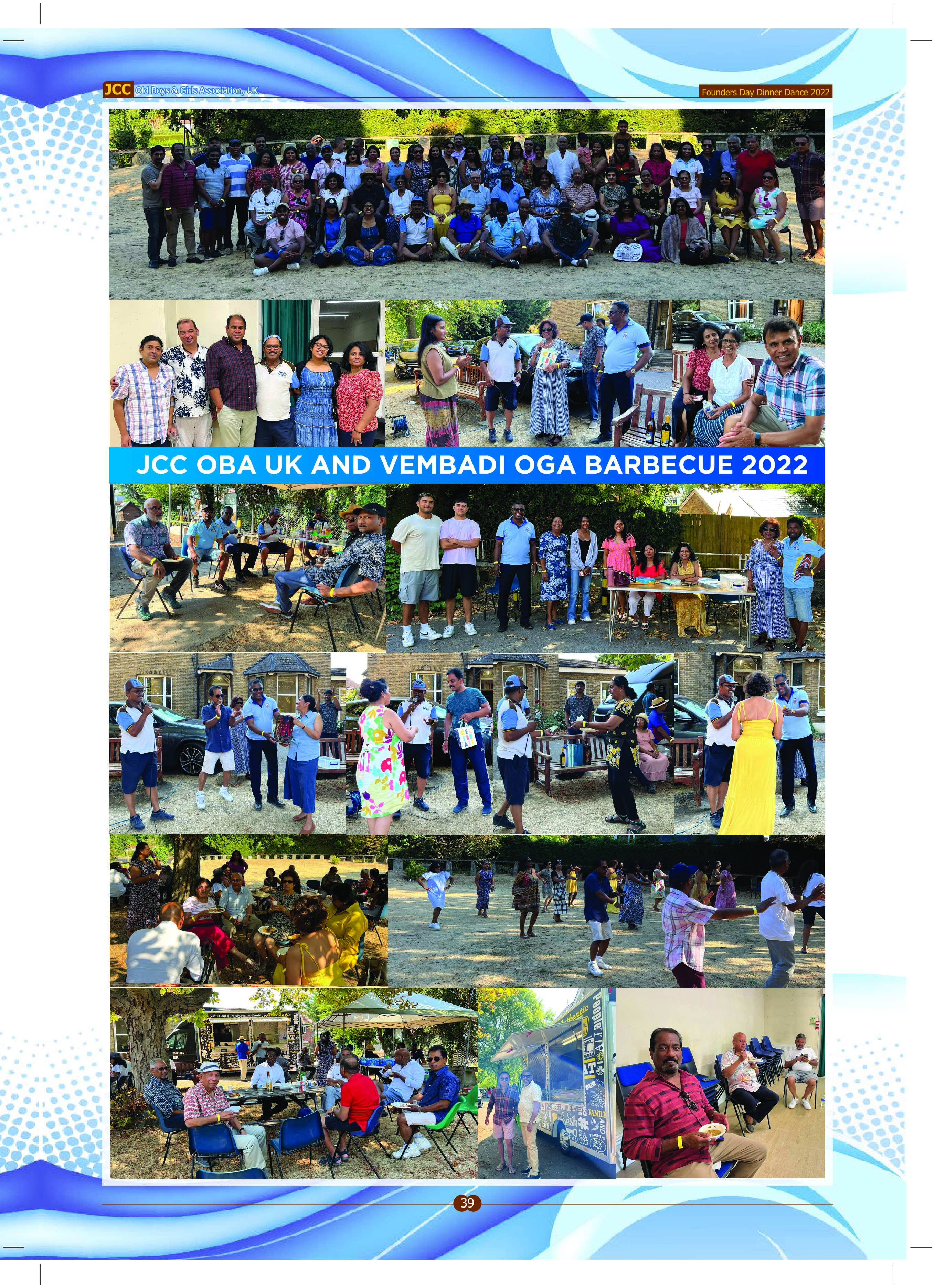 JCC OBA UK Newsletter - 2022 Page 38